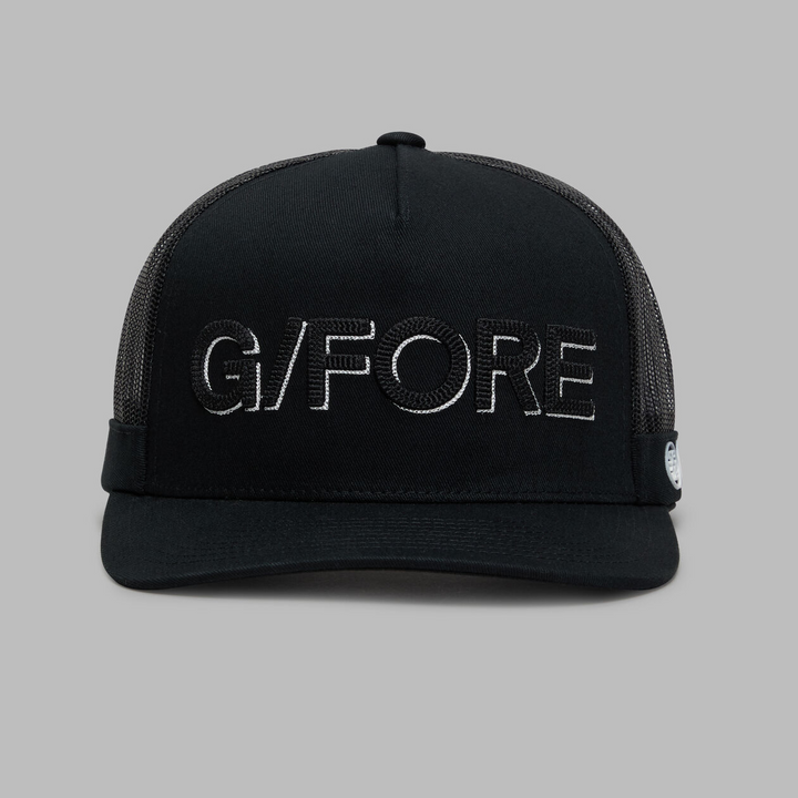 G/FORE MEN'S SHADOW TRUCKER HAT - ONYX