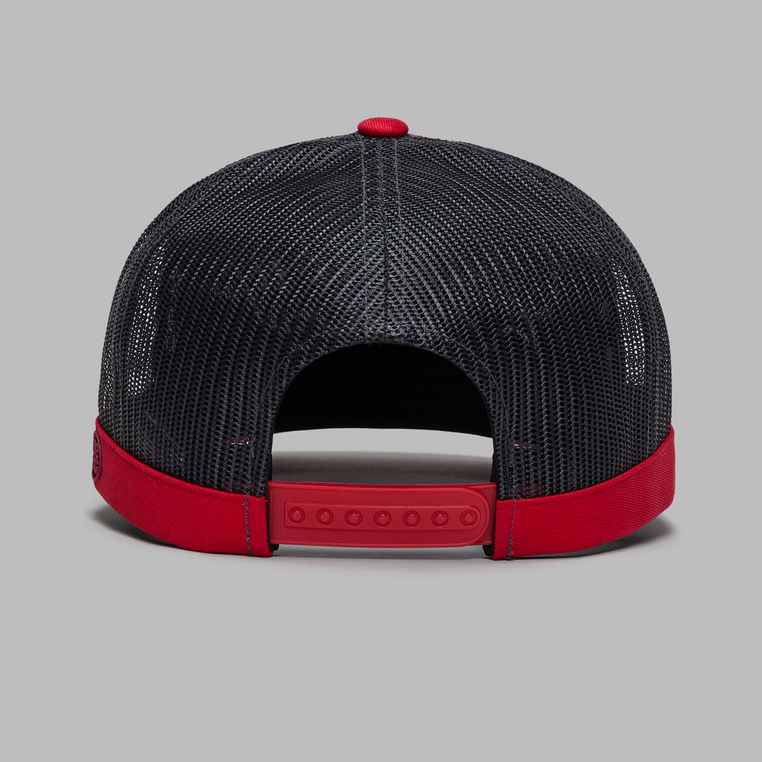 G/FORE MEN'S TAKE IT UP WITH MY DRIVER TRUCKER HAT - LAVA