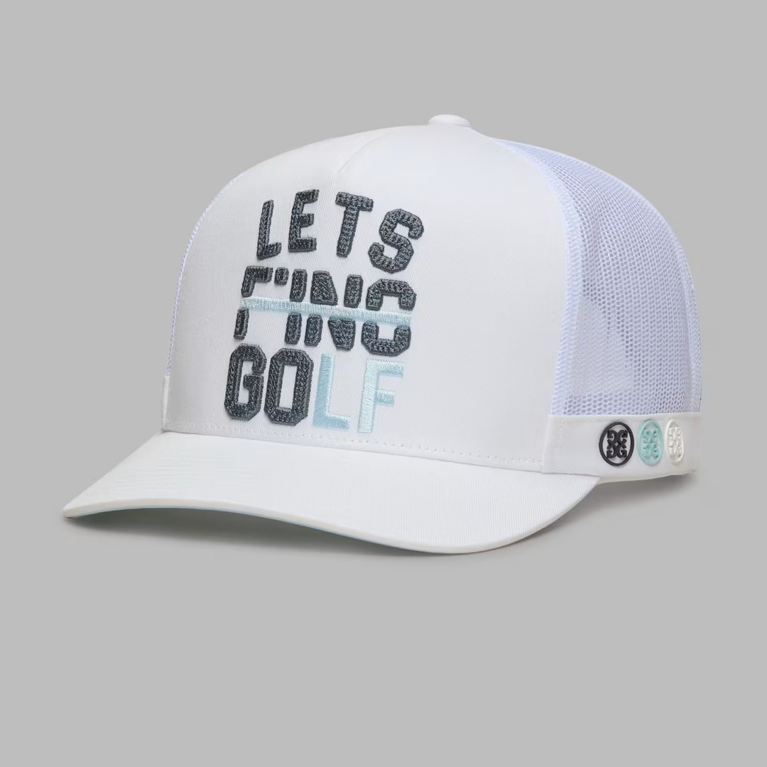 G/FORE MEN'S LFG TRUCKER HAT - SNOW