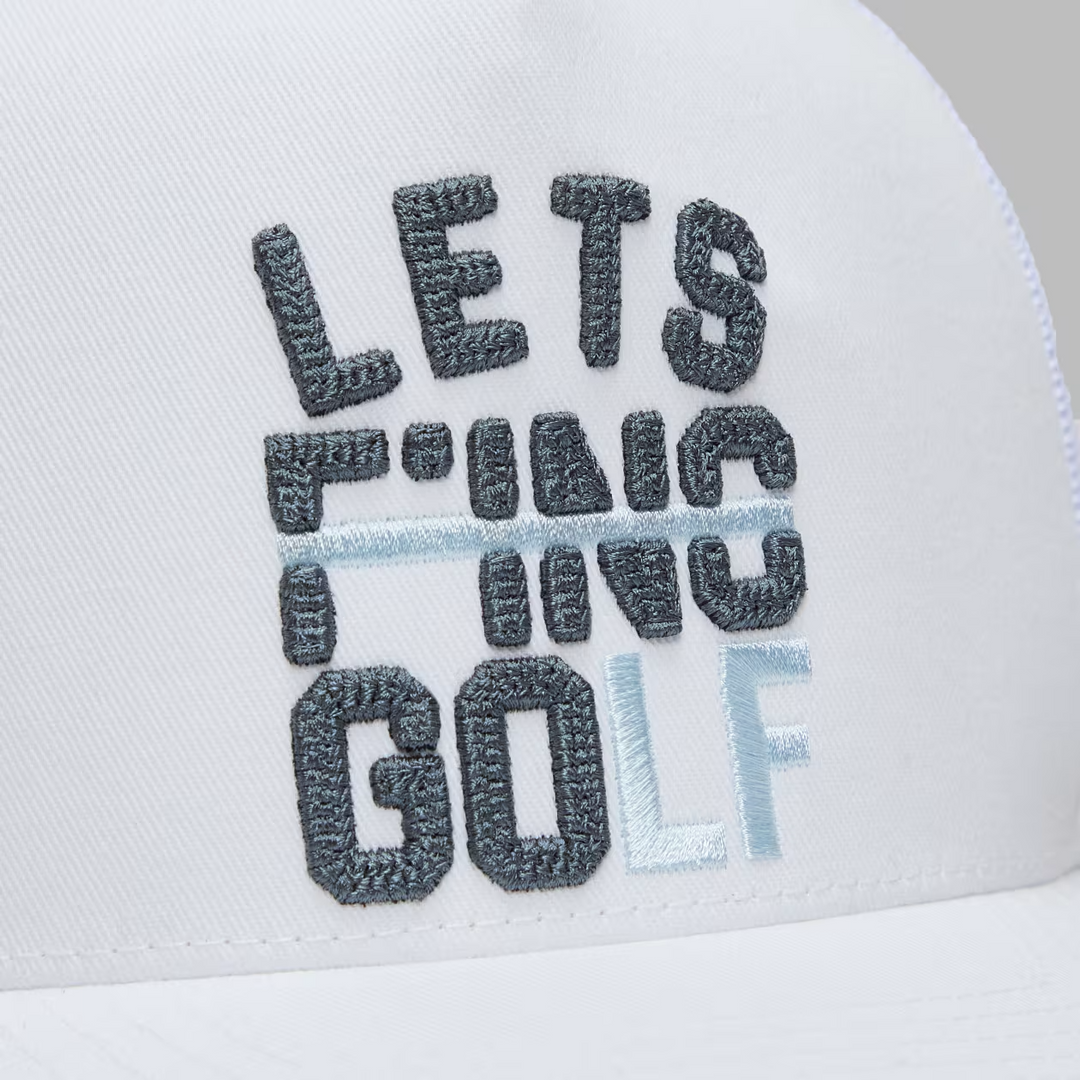 G/FORE MEN'S LFG TRUCKER HAT - SNOW