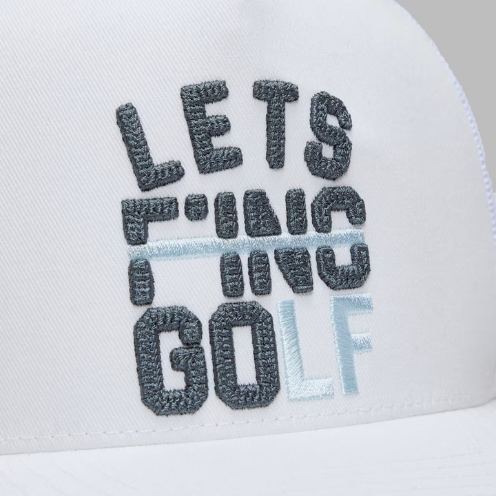G/FORE MEN'S LFG TRUCKER HAT - SNOW