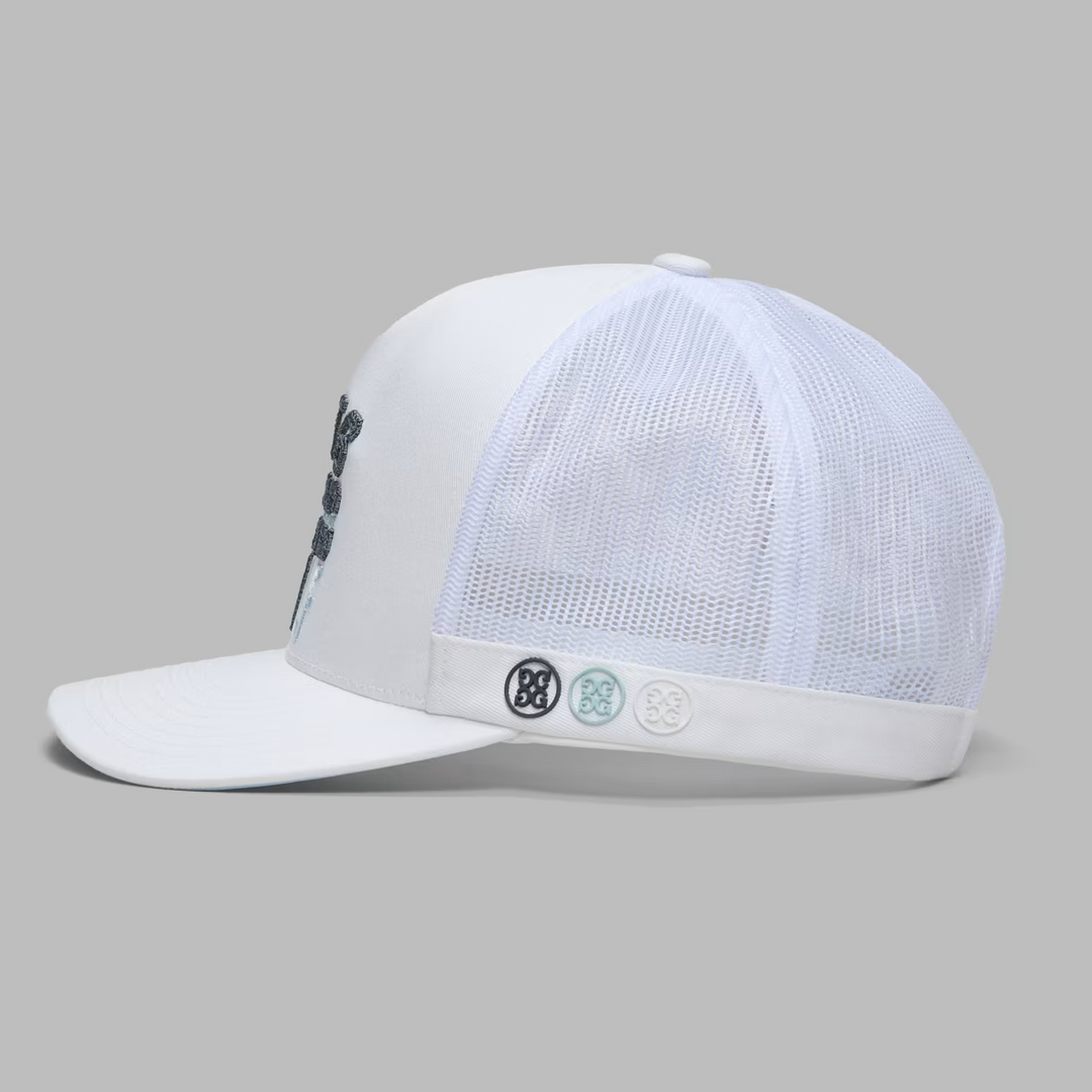 G/FORE MEN'S LFG TRUCKER HAT - SNOW