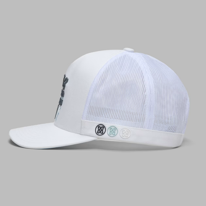 G/FORE MEN'S LFG TRUCKER HAT - SNOW