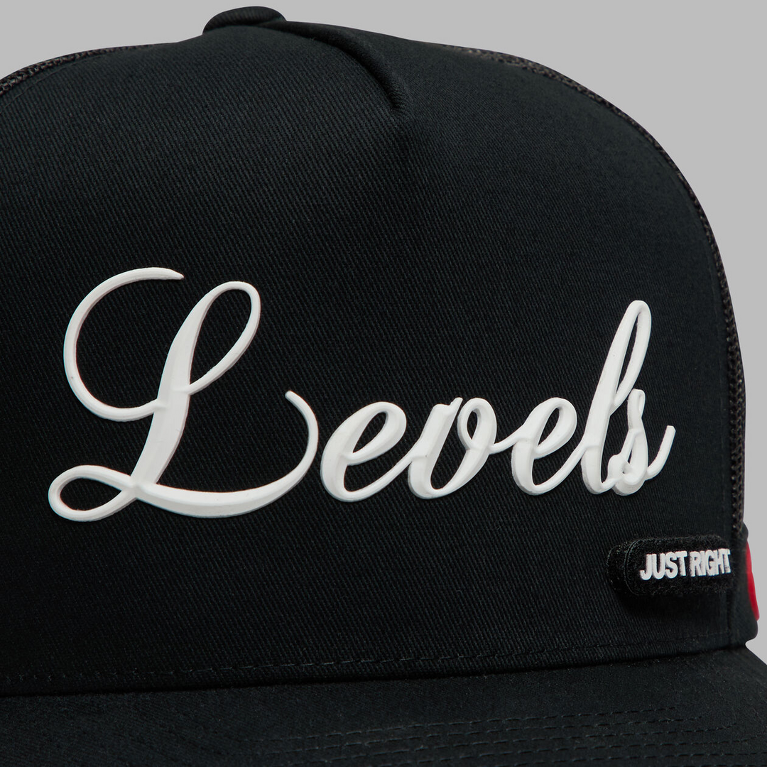 G/FORE MEN'S DAILY LEVELS TALL TRUCKER HAT - ONYX