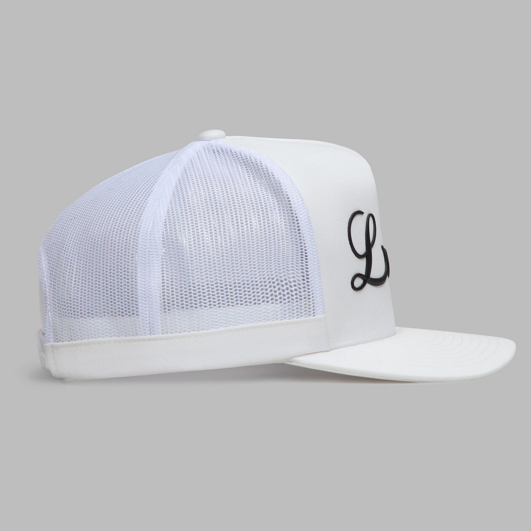 G/FORE MEN'S DAILY LEVELS TALL TRUCKER HAT - SNOW