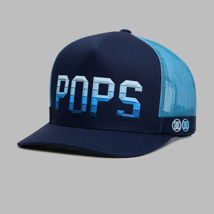 G/FORE MEN'S POPS GRADIENT TALL TRUCKER HAT - TWILIGHT