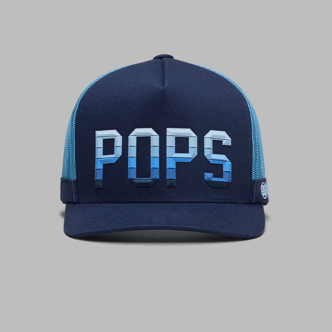 G/FORE MEN'S POPS GRADIENT TALL TRUCKER HAT - TWILIGHT