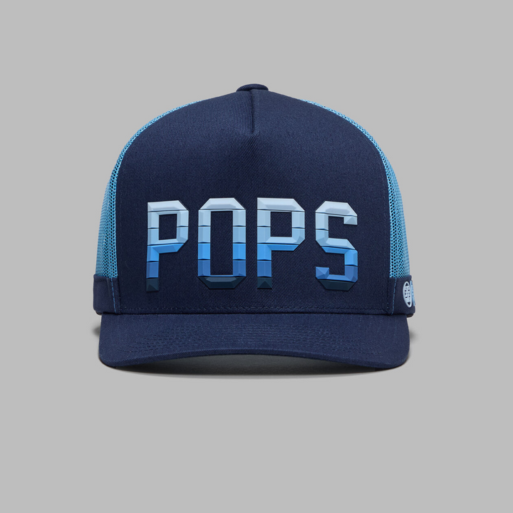 G/FORE MEN'S POPS GRADIENT TALL TRUCKER HAT - TWILIGHT
