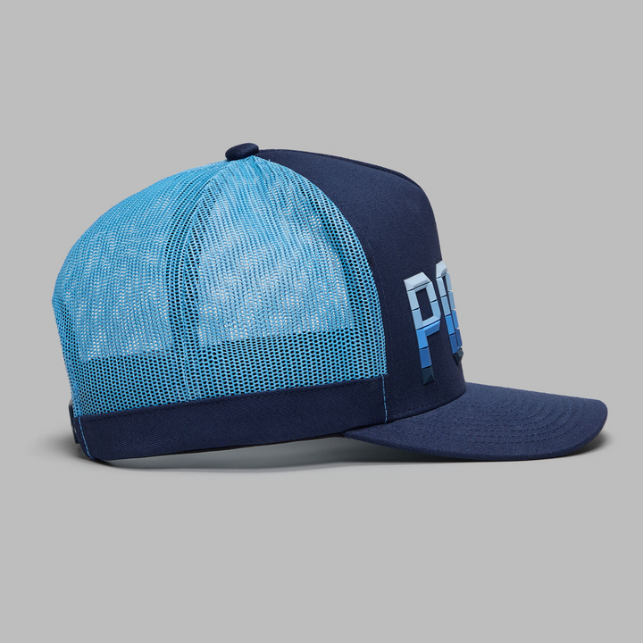 G/FORE MEN'S POPS GRADIENT TALL TRUCKER HAT - TWILIGHT