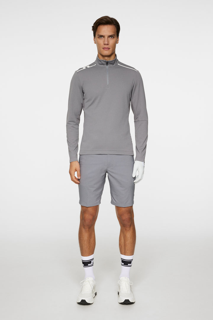 J.Lindeberg Men's Leon Quarter Zip Mid Layer - NIGHT OWL