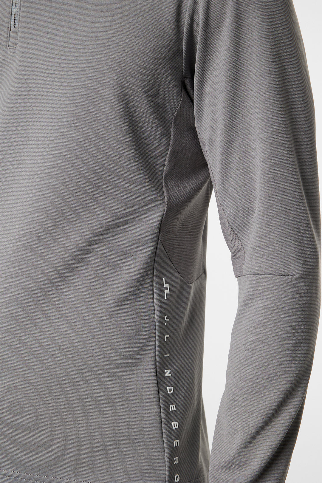 J.Lindeberg Men's Leon Quarter Zip Mid Layer - NIGHT OWL