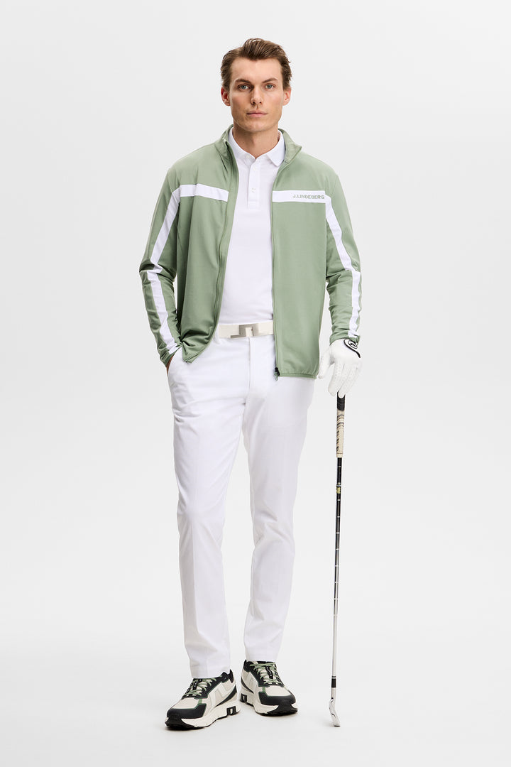 J.Lindeberg Men's Jarvis Mid Layer - HEDGE GREEN