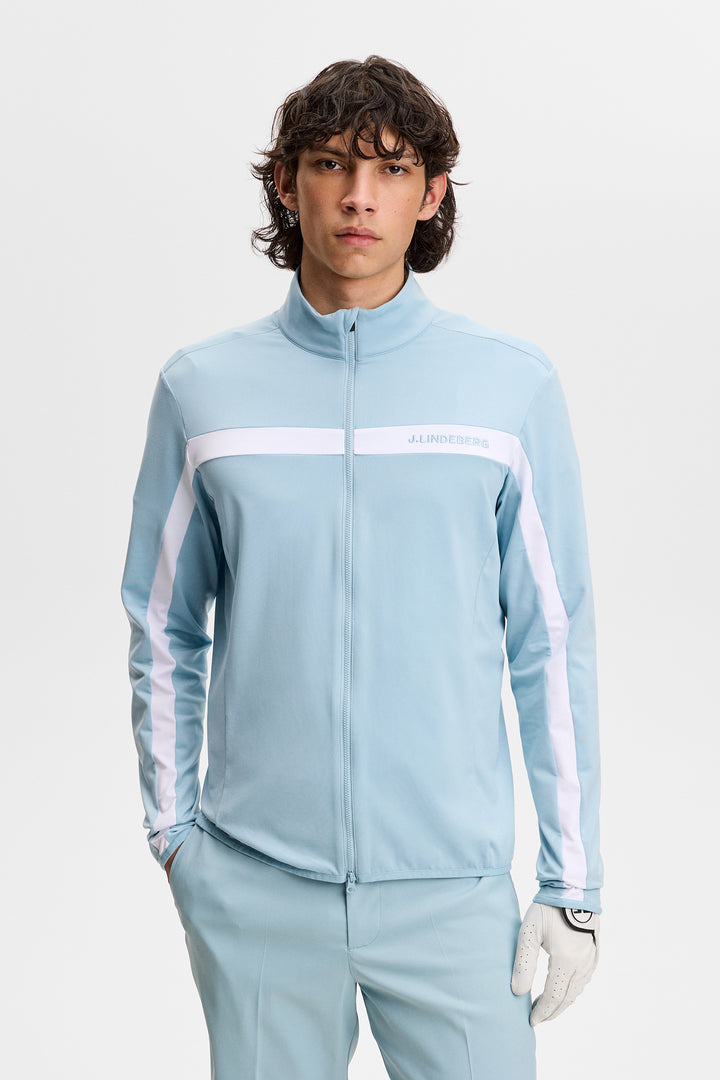 J.Lindeberg Men's Jarvis Mid Layer - FORGET ME NOT