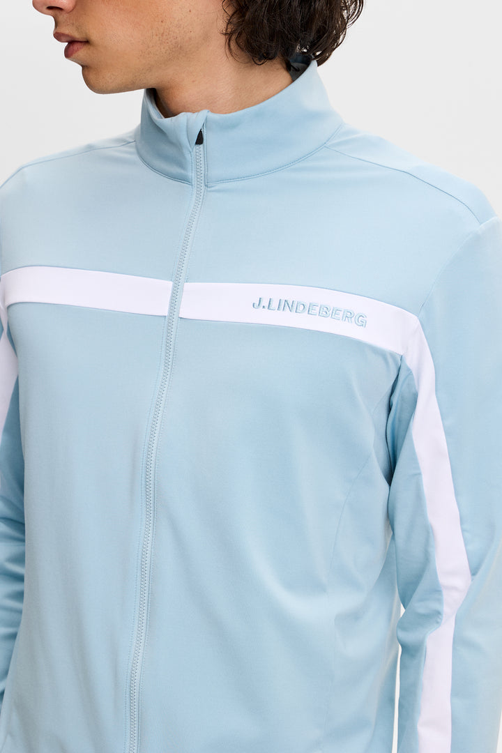 J.Lindeberg Men's Jarvis Mid Layer - FORGET ME NOT