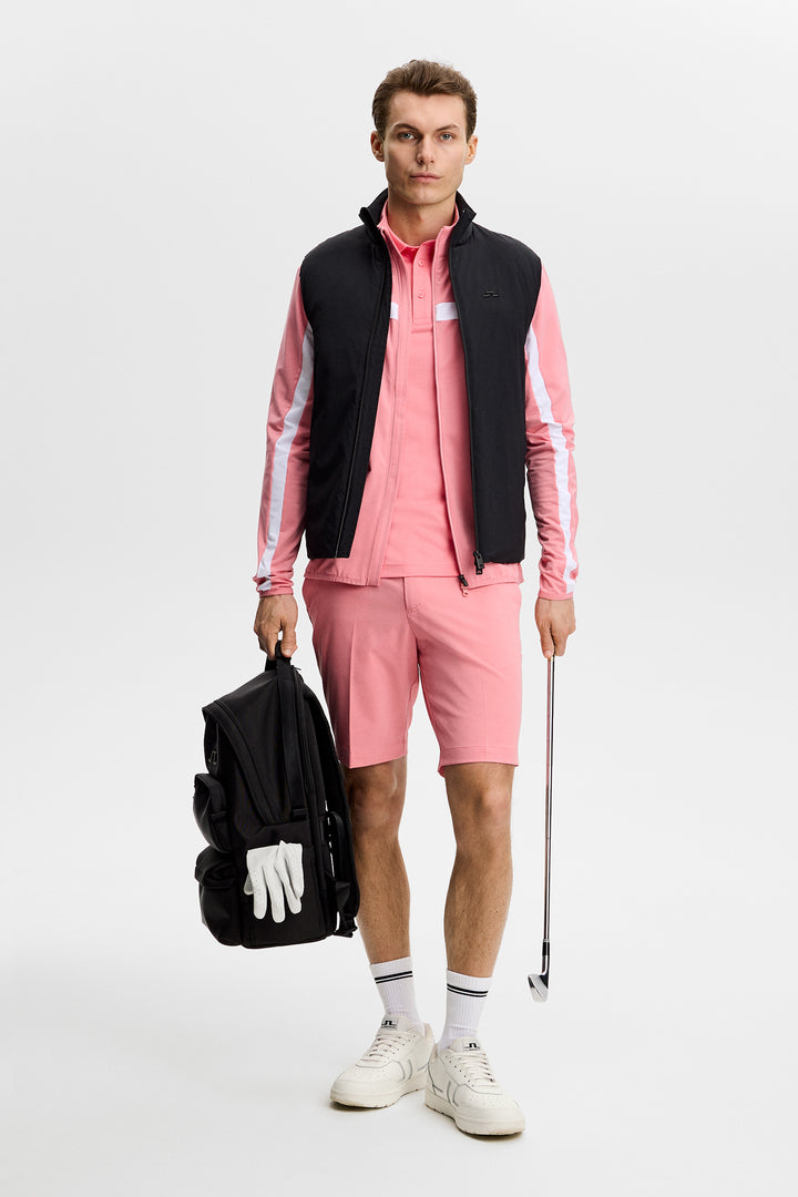 J.Lindeberg Men's Jarvis Mid Layer - FLAMINGO PLUME