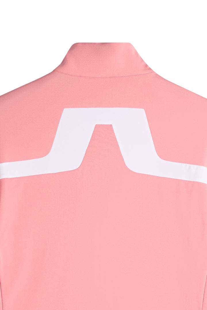 J.Lindeberg Men's Jarvis Mid Layer - FLAMINGO PLUME