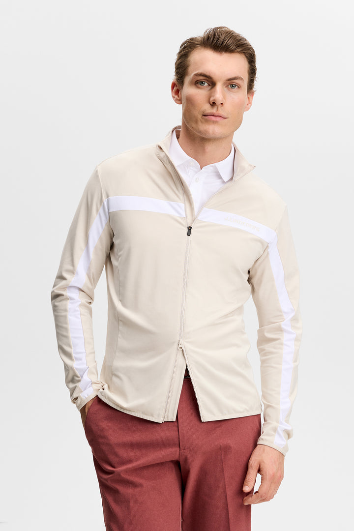 J.Lindeberg Men's Jarvis Mid Layer - MOONBEAM