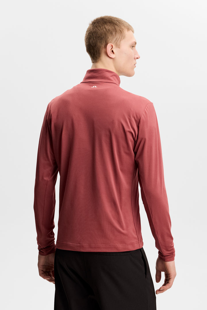 J.Lindeberg Men's Tour Tech Mid Layer - APPLE BUTTER