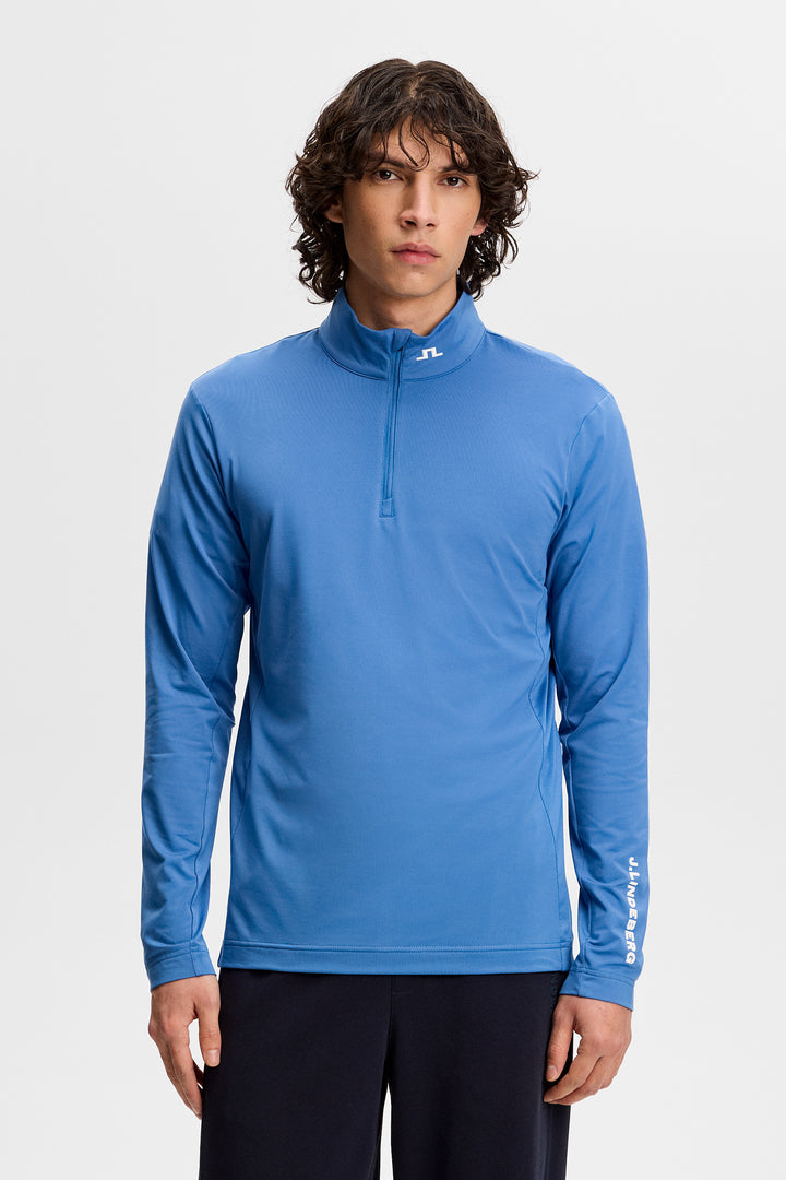 J.Lindeberg Men's Tour Tech Mid Layer - FEDERAL BLUE