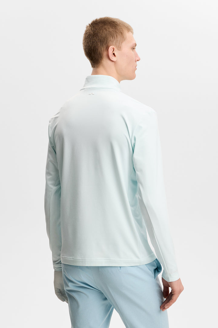 J.Lindeberg Men's Tour Tech Mid Layer - SKY LIGHT