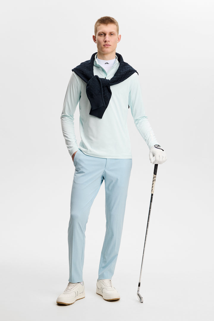 J.Lindeberg Men's Tour Tech Mid Layer - SKY LIGHT