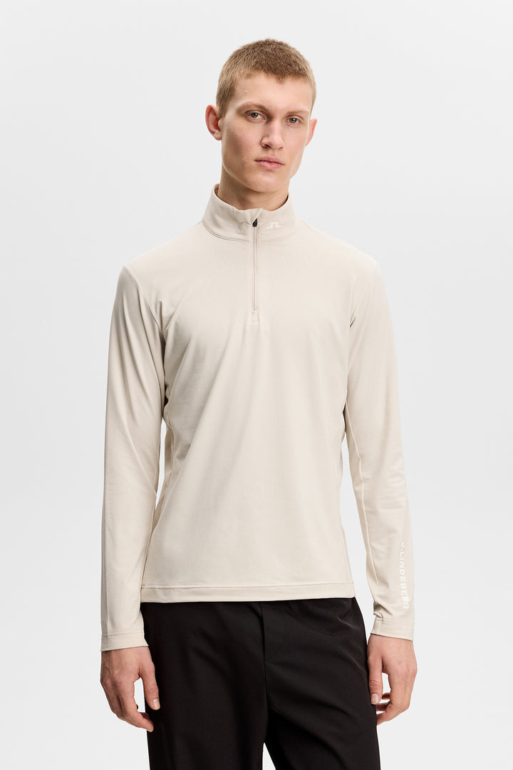 J.Lindeberg Men's Tour Tech Mid Layer - MOONBEAM