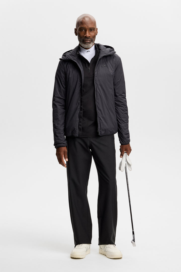 J.Lindeberg Men's Tour Tech Mid Layer - BLACK