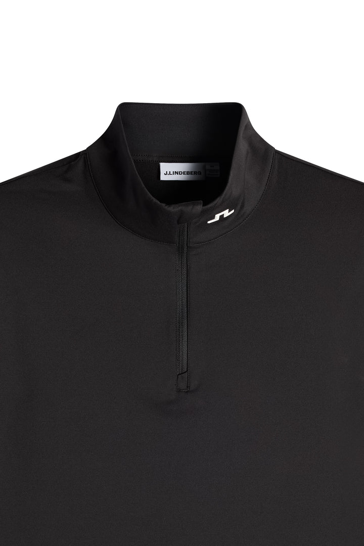 J.Lindeberg Men's Tour Tech Mid Layer - BLACK