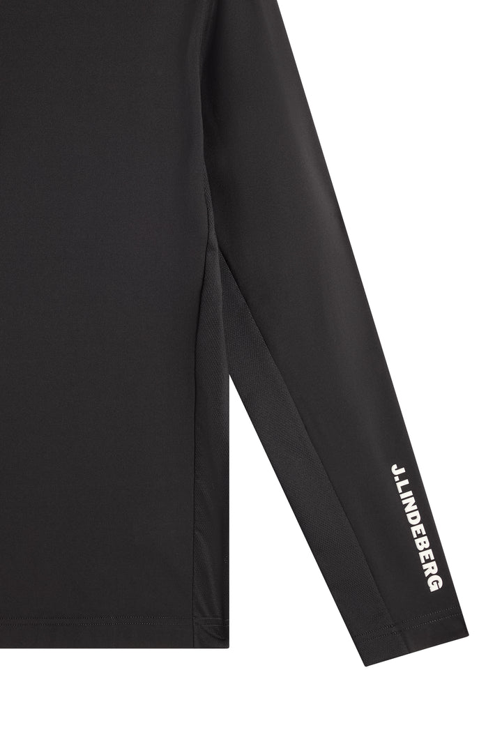 J.Lindeberg Men's Tour Tech Mid Layer - BLACK