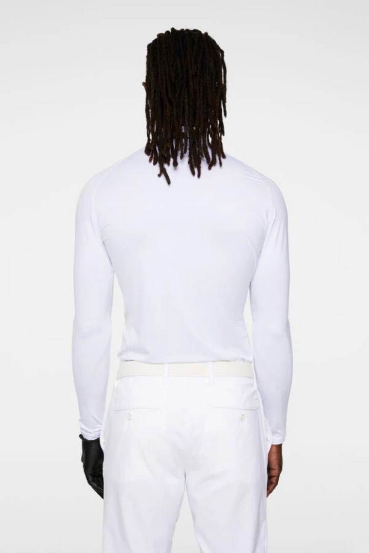 J.Lindeberg Mens Aello Soft Compression Base Layer - WHITE