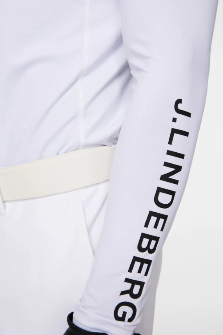 J.Lindeberg Mens Aello Soft Compression Base Layer - WHITE