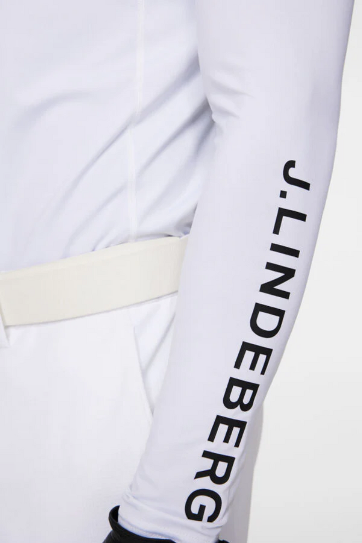 J.Lindeberg Mens Aello Soft Compression Base Layer - WHITE