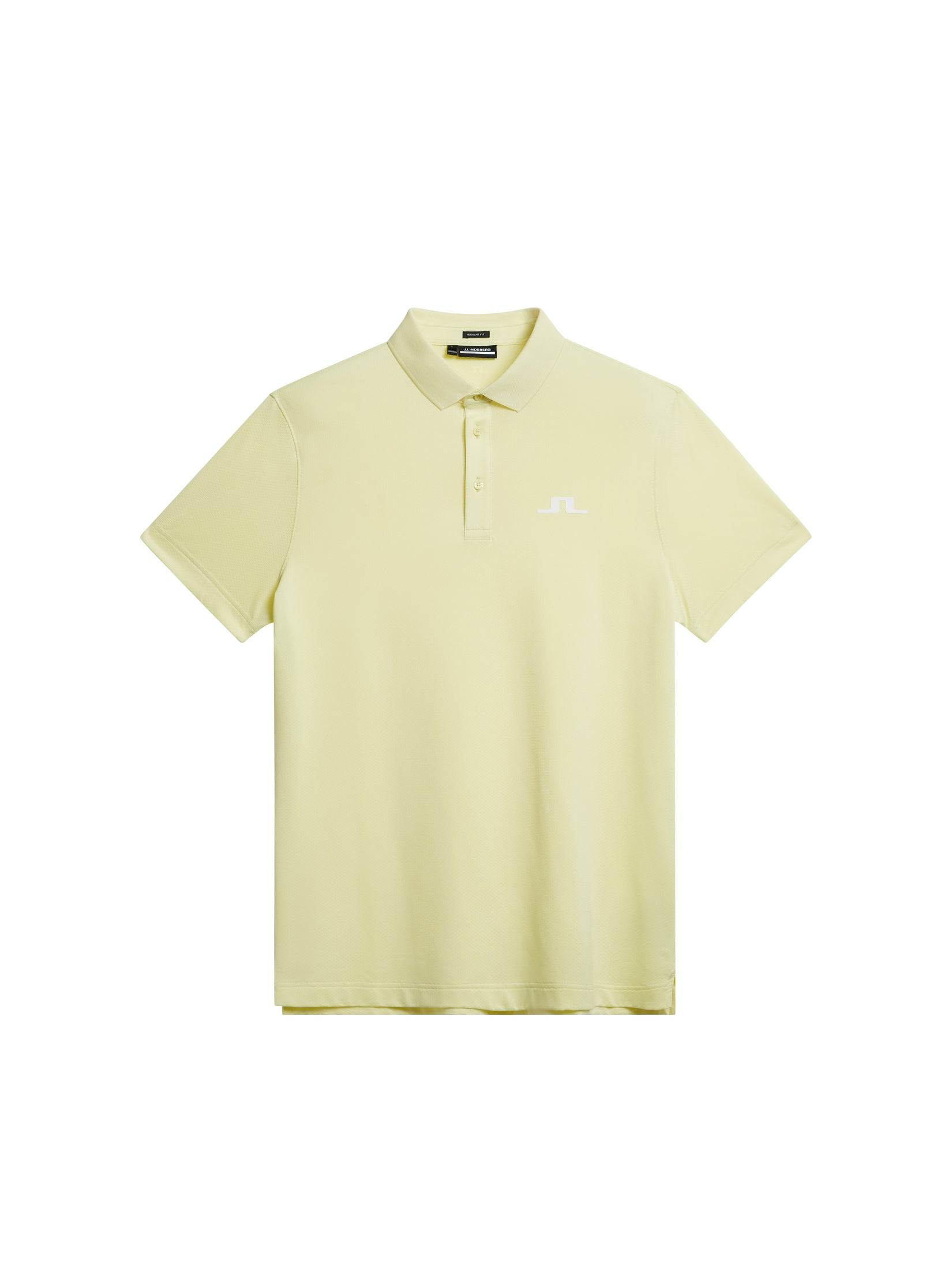 J.Lindeberg ゴルフシャツ イエロー 44 J.Lindeberg Mens Bridge Regular Fit Polo - WAX YELLOW