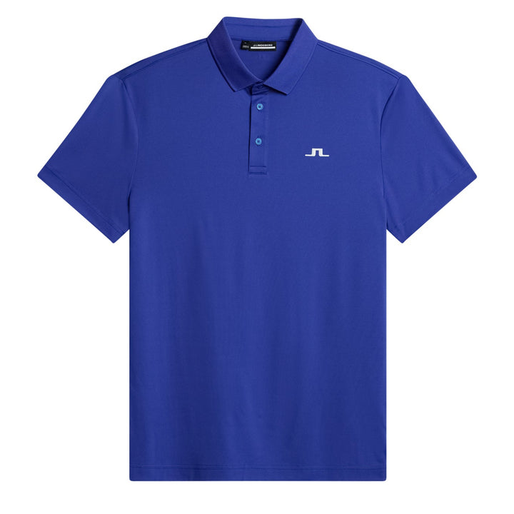 J.Lindeberg Mens Reg Fit BRIDGE Polo - CLEMATIS BLUE