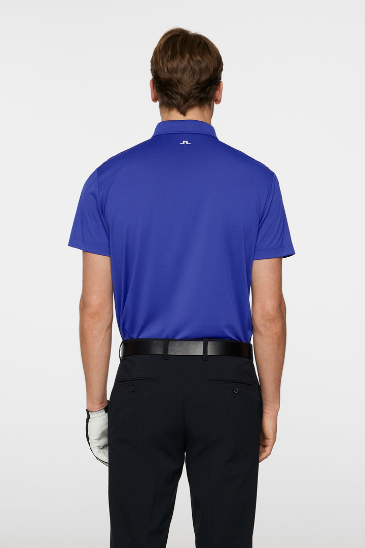 J.Lindeberg Mens Reg Fit BRIDGE Polo - CLEMATIS BLUE