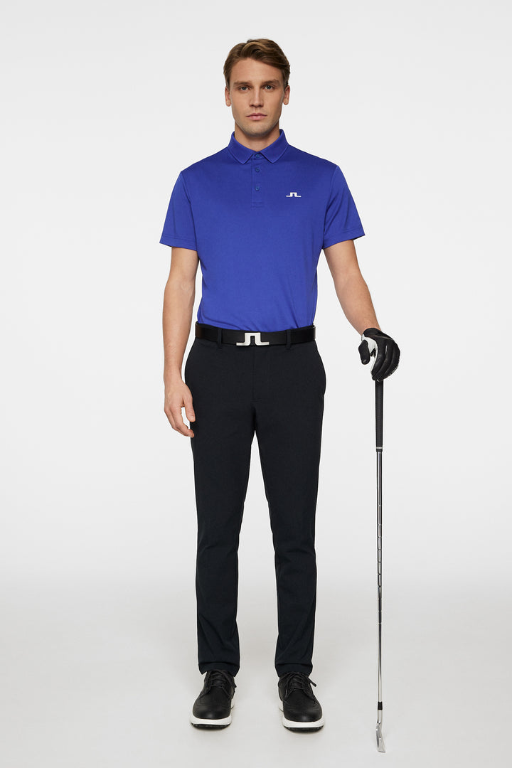 J.Lindeberg Mens Reg Fit BRIDGE Polo - CLEMATIS BLUE
