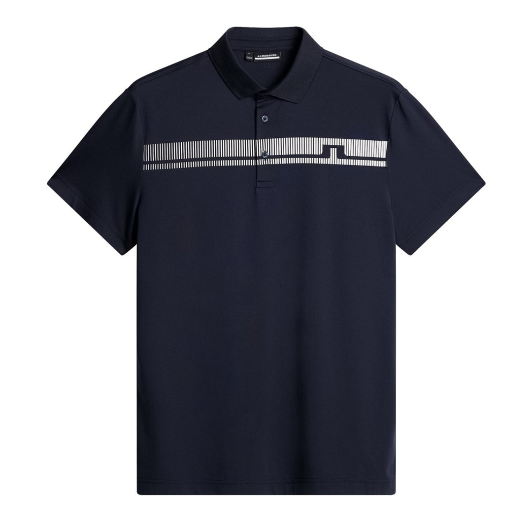 J.Lindeberg Mens Klas Golf Polo - JL NAVY