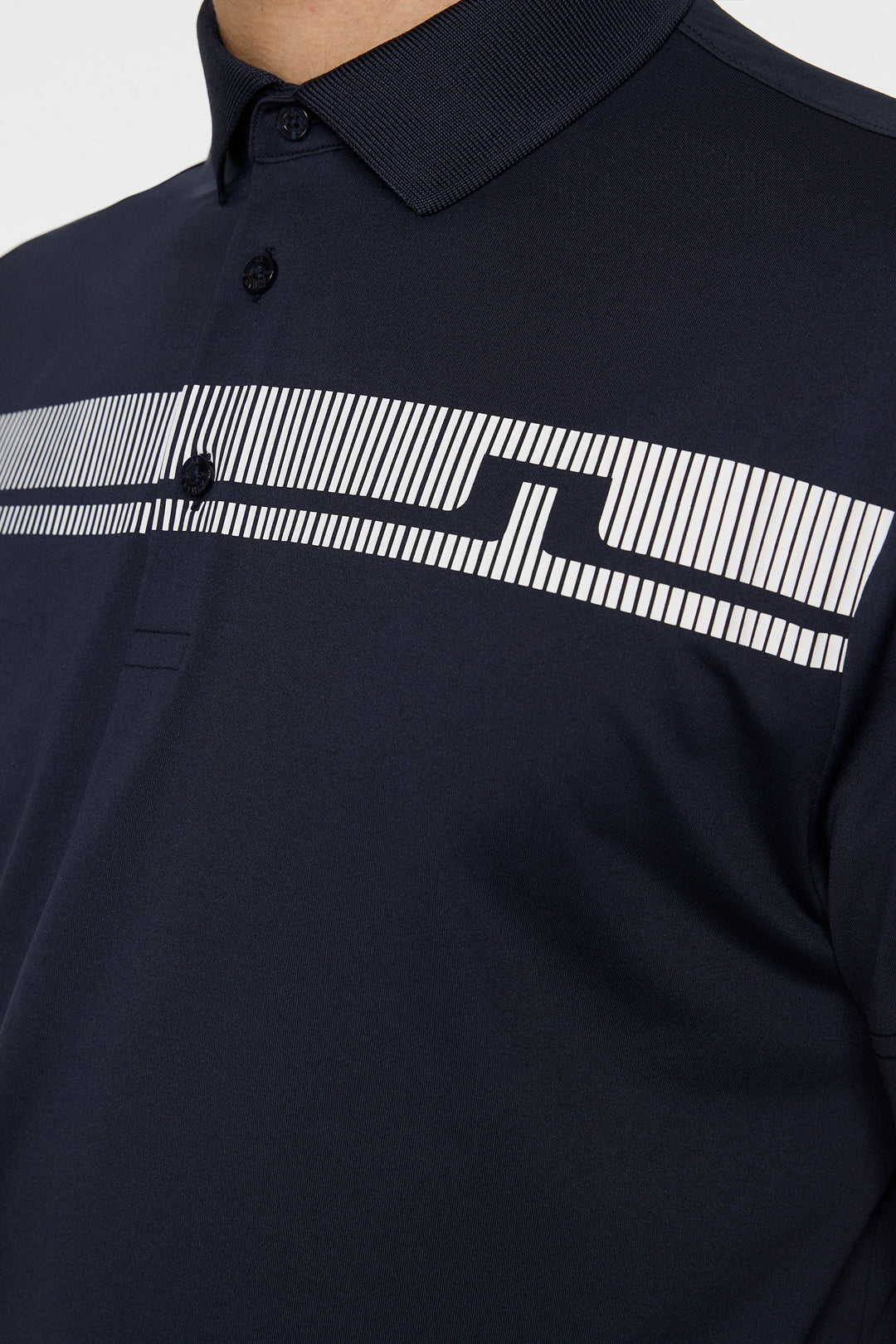 J.Lindeberg Mens Klas Golf Polo - JL NAVY