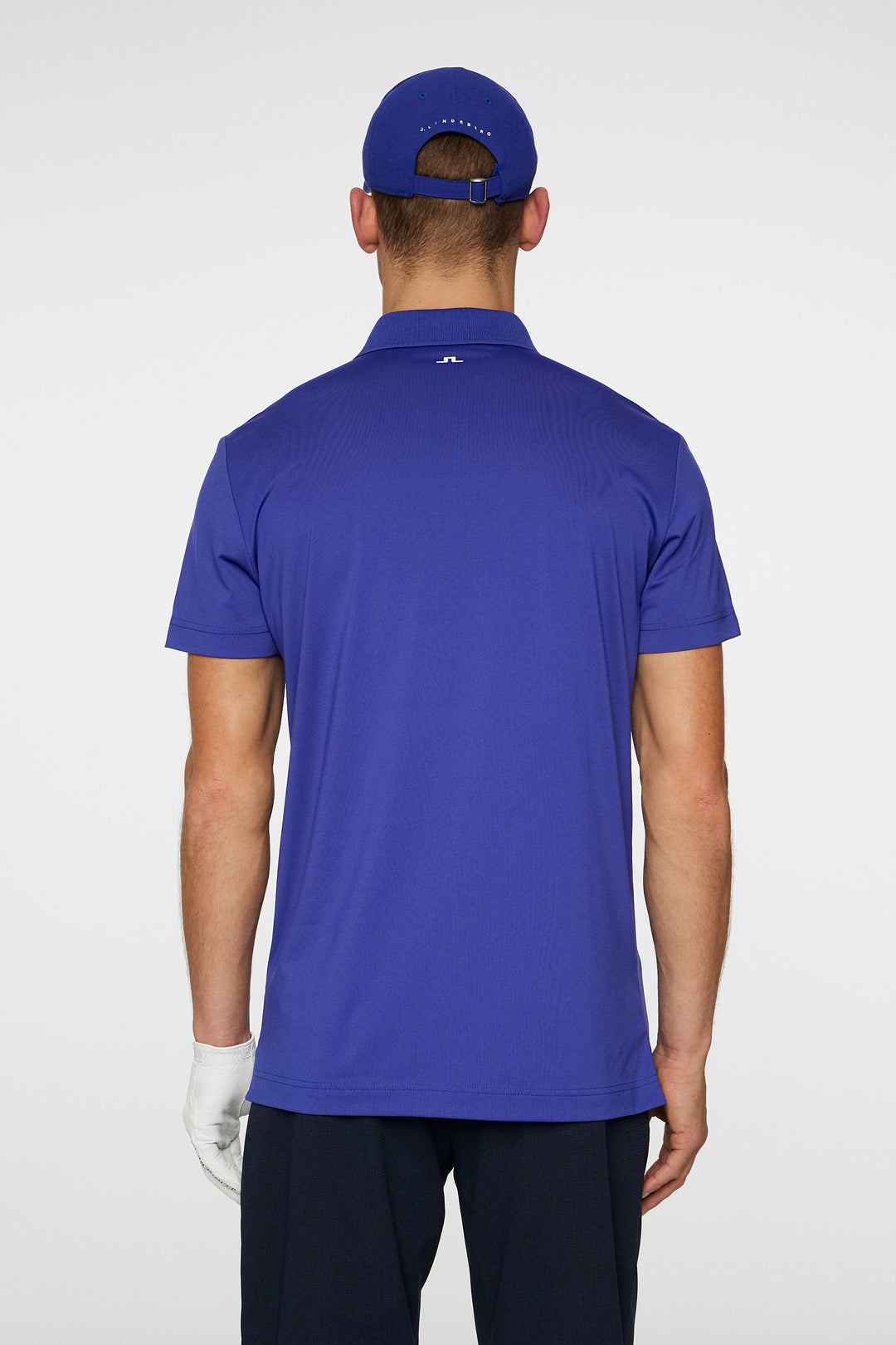 J.Lindeberg Mens Klas Golf Polo - CLEMATIS BLUE
