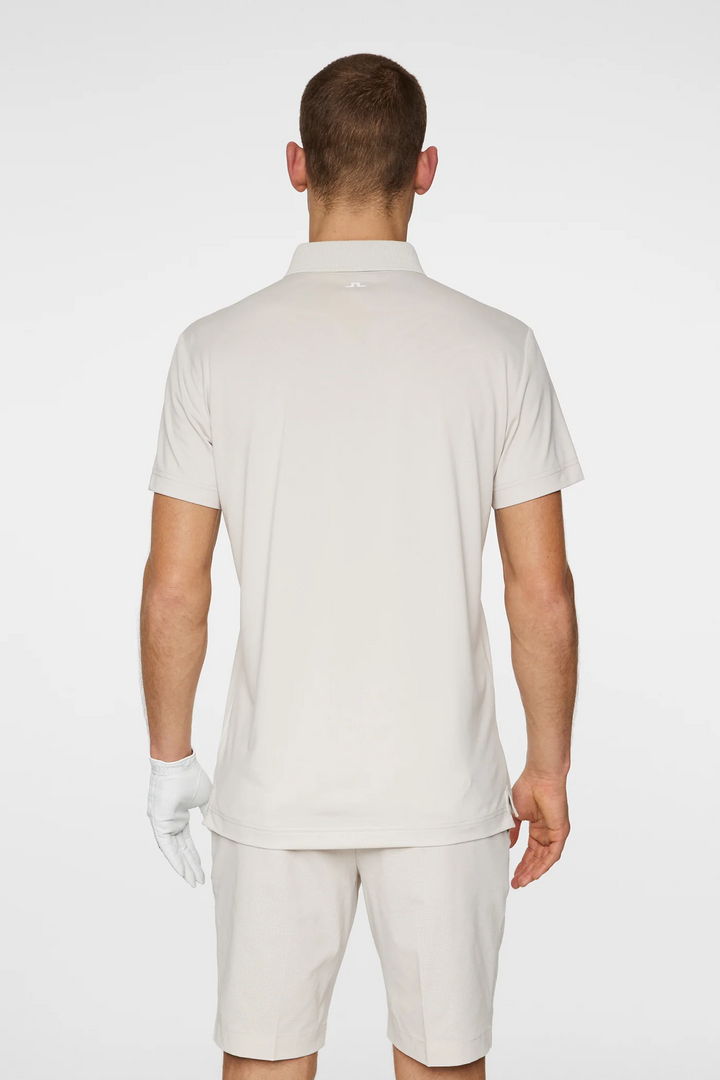 J.Lindeberg Mens Klas Golf Polo - MOONBEAM