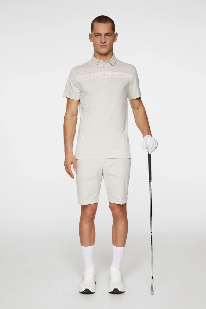 J.Lindeberg Mens Klas Golf Polo - MOONBEAM