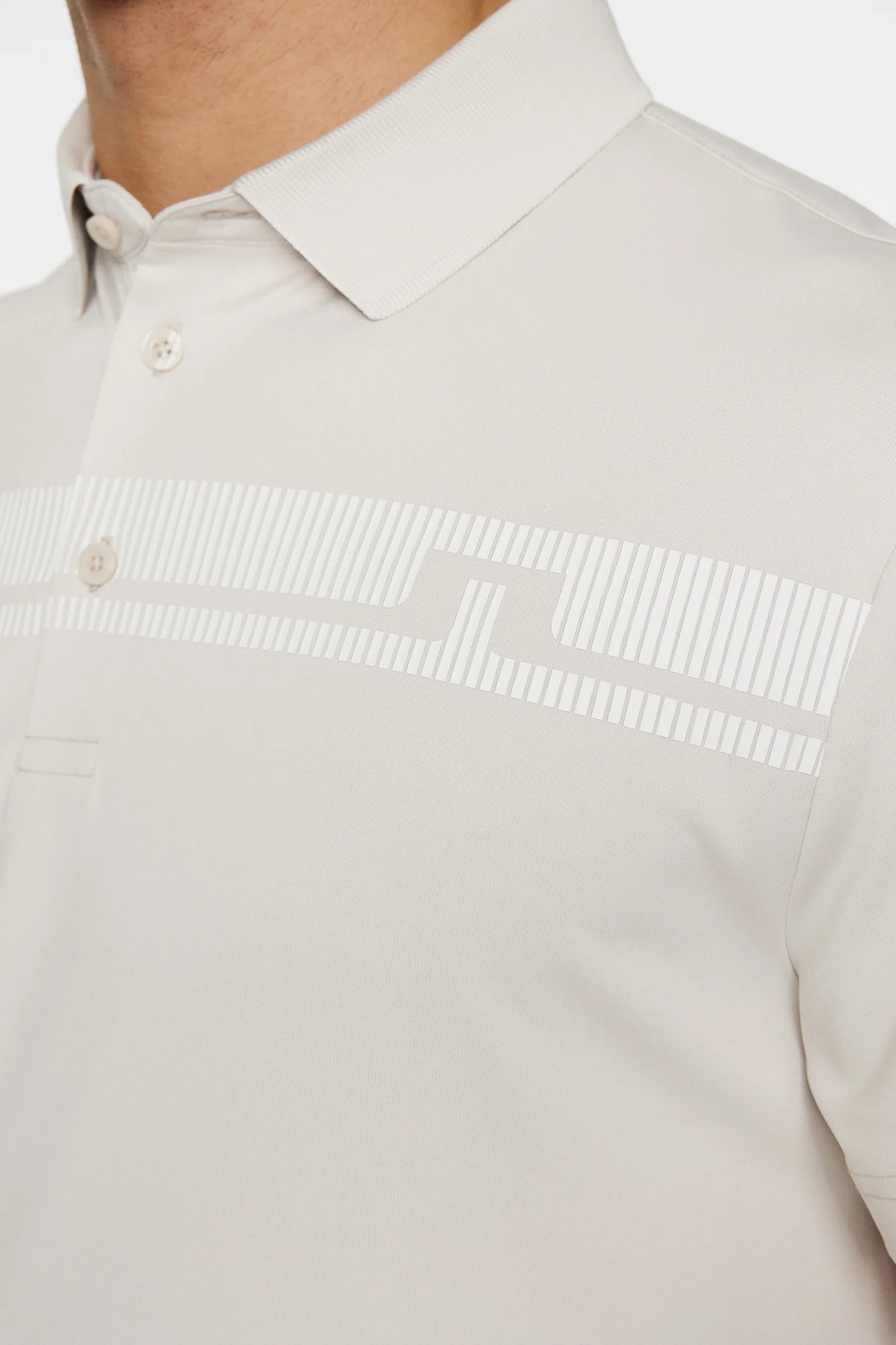 J.Lindeberg Mens Klas Golf Polo - MOONBEAM