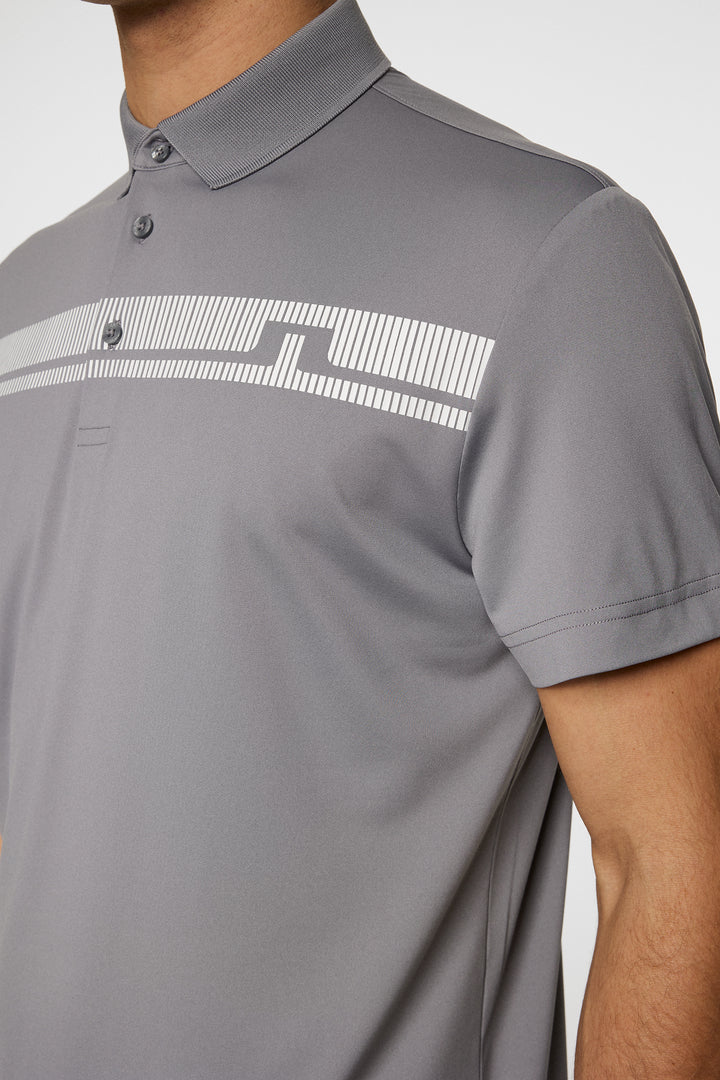 J.Lindeberg Mens Klas Golf Polo - NIGHT OWL