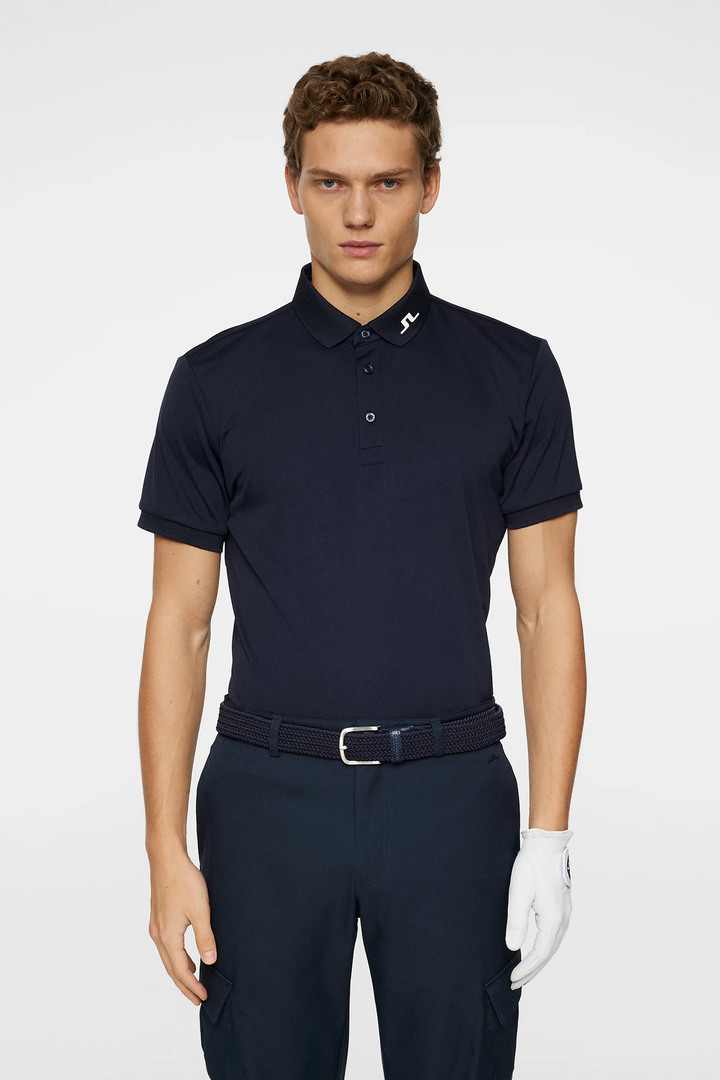 J.Lindeberg Mens Reg Fit KV Polo - JL NAVY