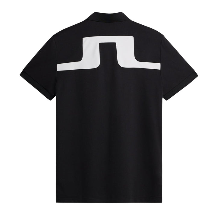 J.Lindeberg Mens Reg Fit JEFF Polo - BLACK