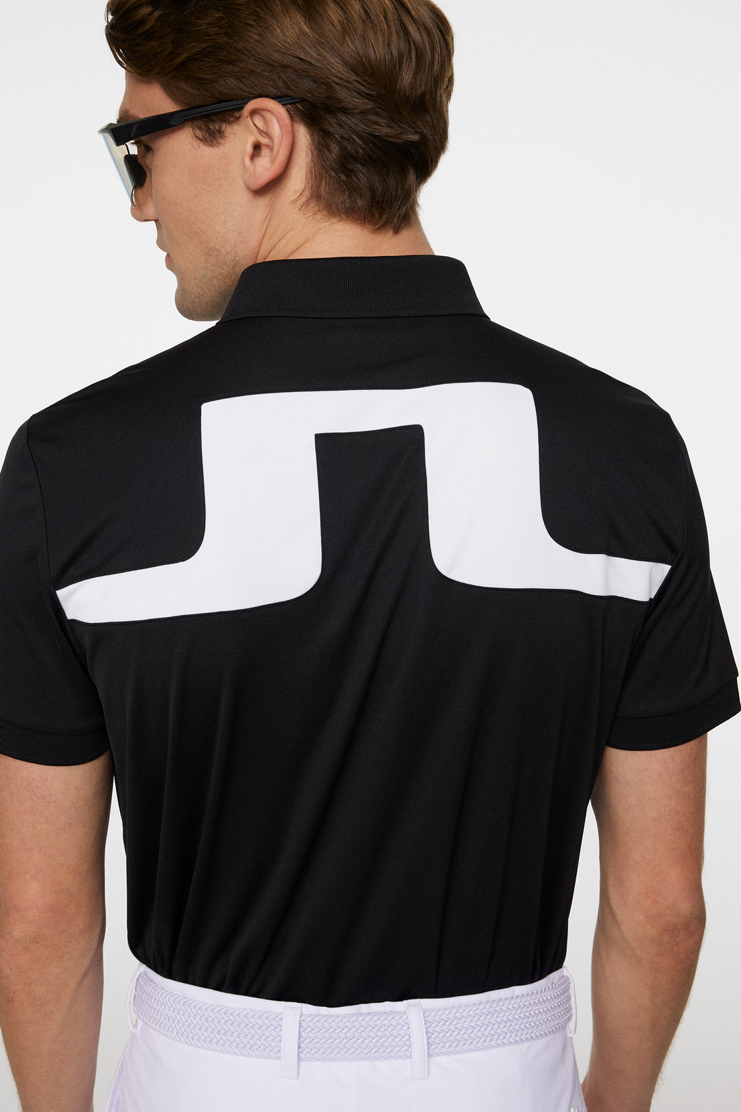 J.Lindeberg Mens Reg Fit JEFF Polo - BLACK