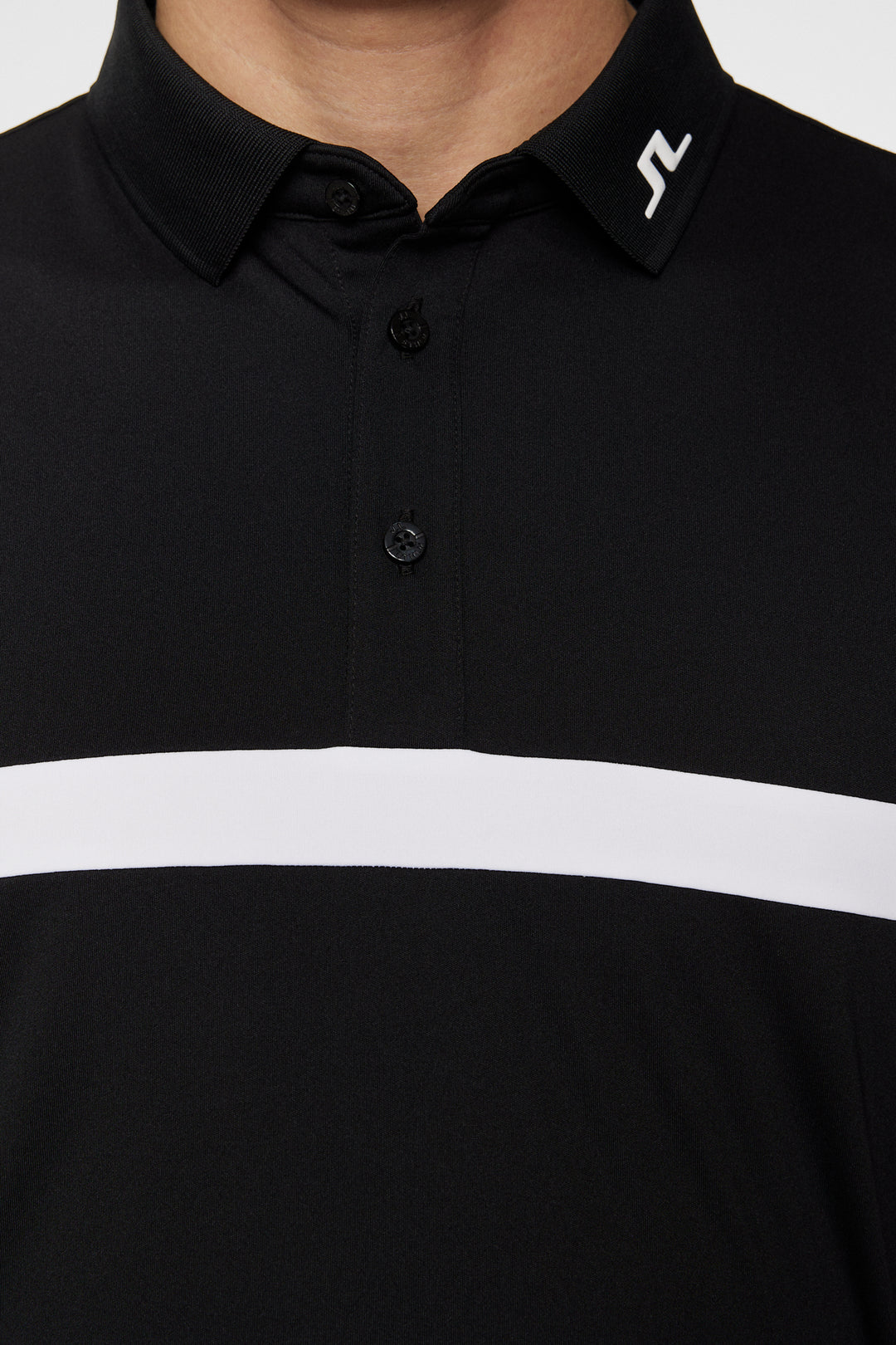 J.Lindeberg Mens Reg Fit JEFF Polo - BLACK