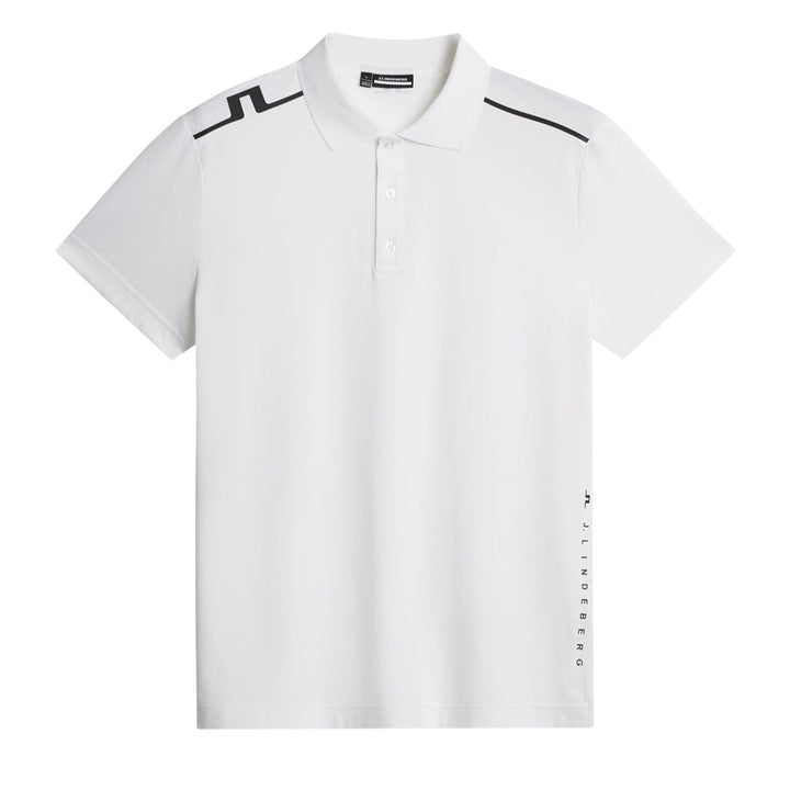 J.Lindeberg Mens LIONEL Polo - WHITE