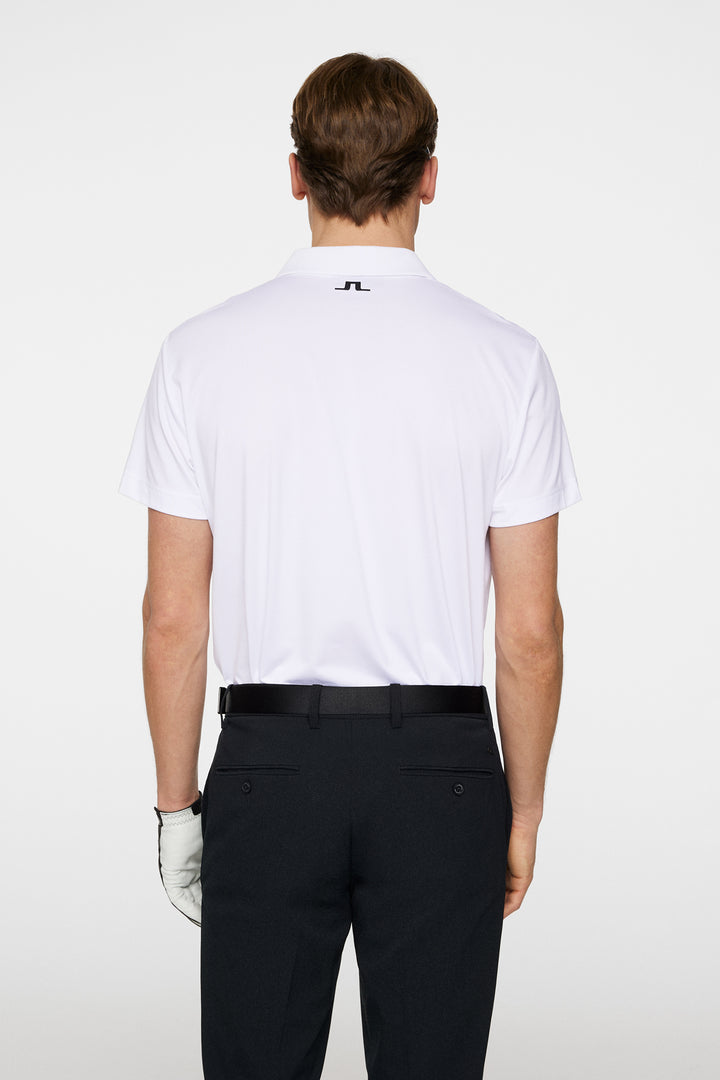 J.Lindeberg Mens LIONEL Polo - WHITE