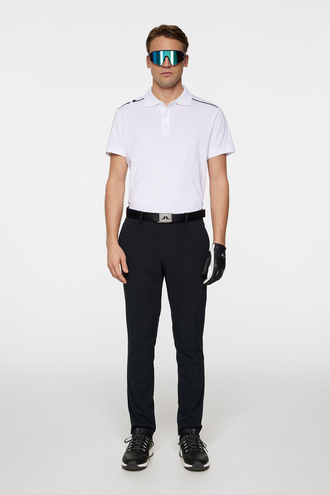 J.Lindeberg Mens LIONEL Polo - WHITE